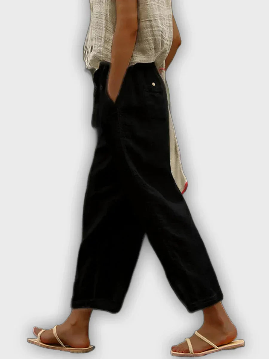 Comfortable Pure Cotton Pants in Elegant Design