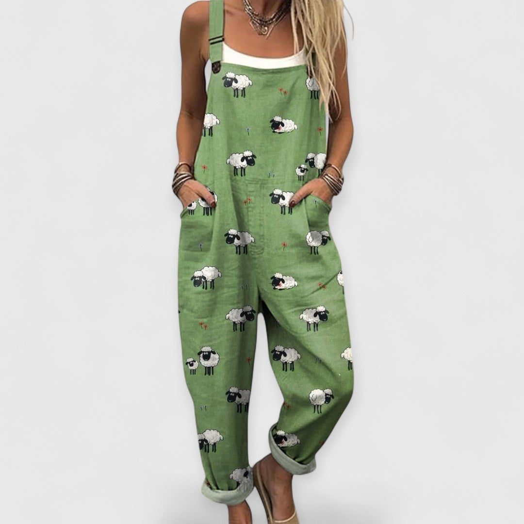 Helen | Wide Handmade Jumpsuit for Everyday Comfort