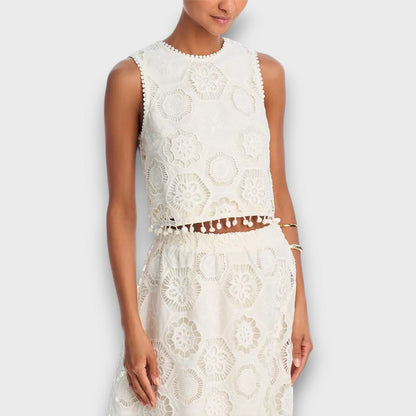 Zahara – Two-Piece Set Made of Crocheted Lace