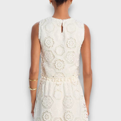 Zahara – Two-Piece Set Made of Crocheted Lace