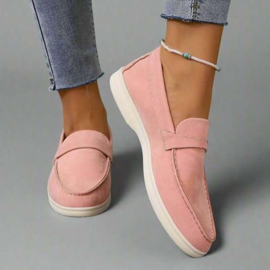 Hannah | Elegant Suede Leather Moccasins