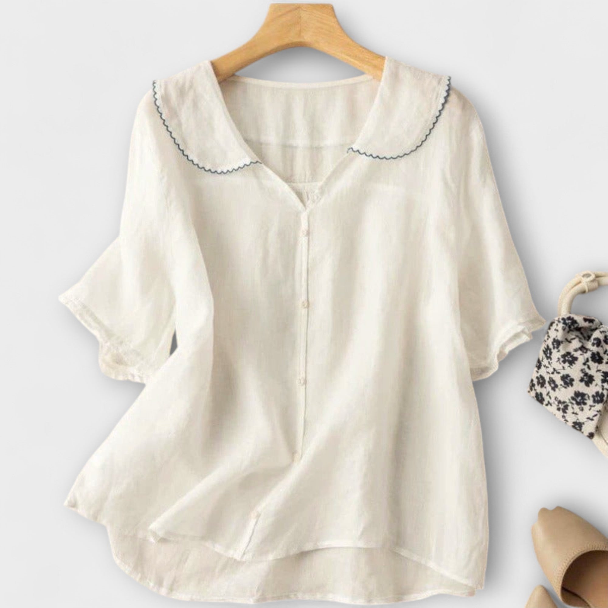 Brenda Linen Shirt - Elegance and Daily Comfort