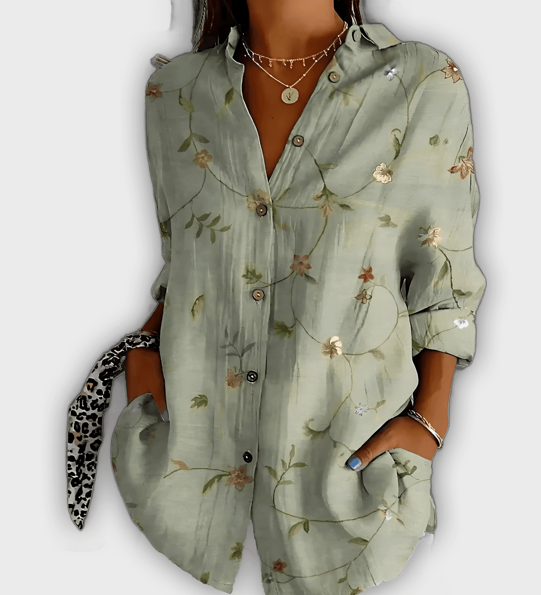 Elegant Floral Shirt Ivy - Comfort and Everyday Style