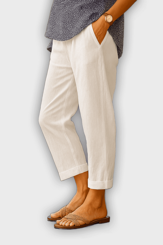 BRIGIDA Summer Pants Made of Linen and Cotton