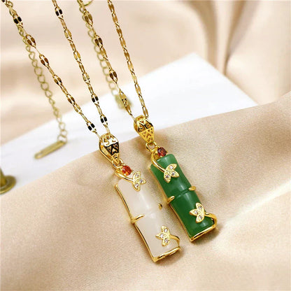 Minimalist Jade Pendant - A Symbol of Healing and Abundance