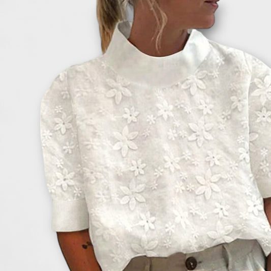 Dautzen Shirt with Stand-Up Collar - Elegant for Any Event
