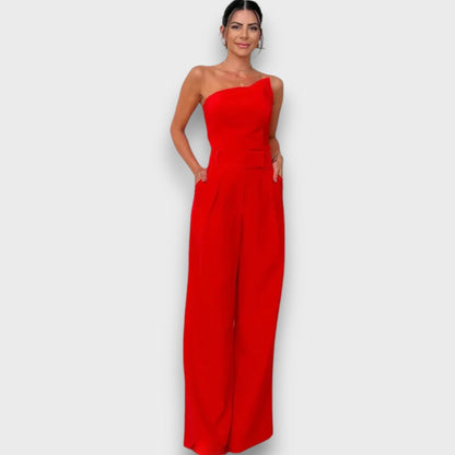 Koma – Asymmetrical Jump Suit in Quiet Balance