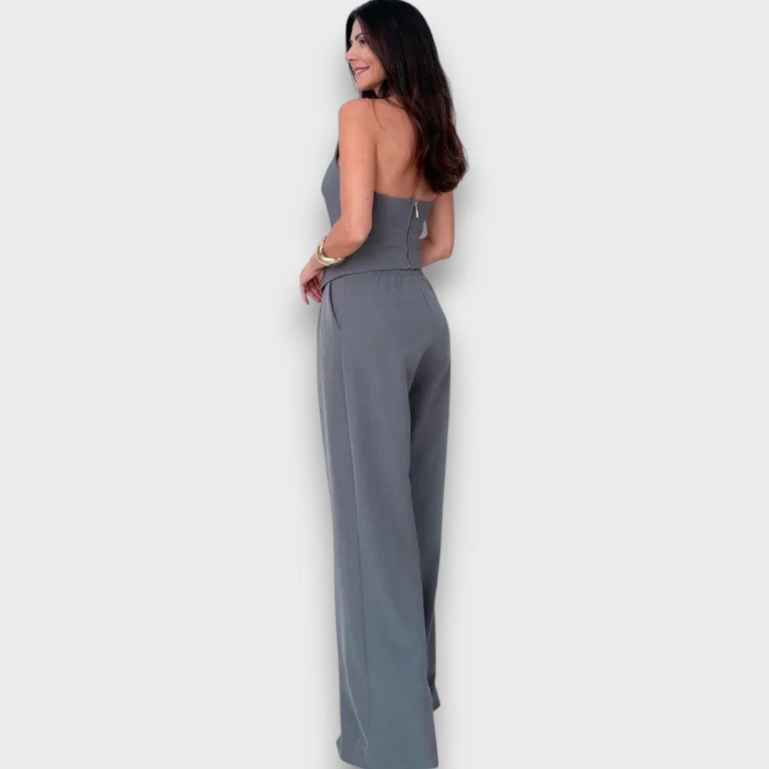 Koma – Asymmetrical Jump Suit in Quiet Balance