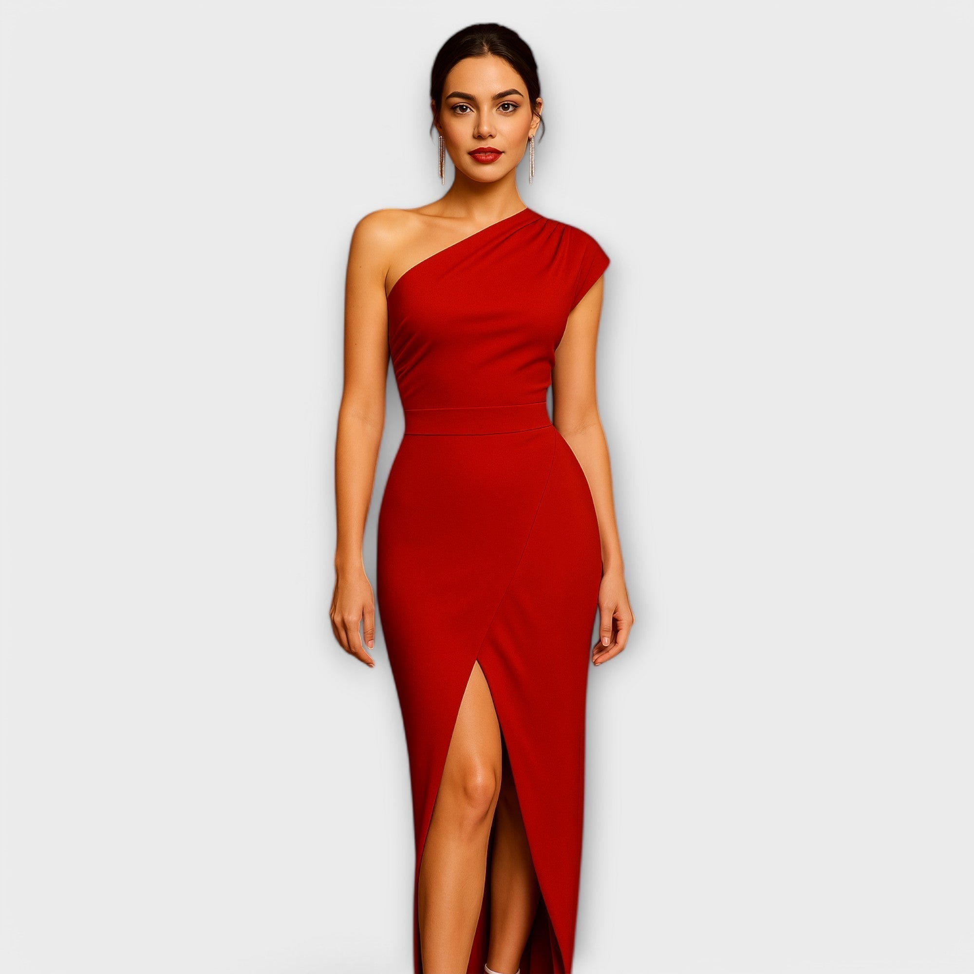 Elegant Asymmetrical Evening Dress Adeline - Comfort and Style