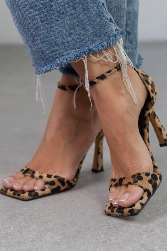 Julia™ | High Heel Sandals with Animal Print