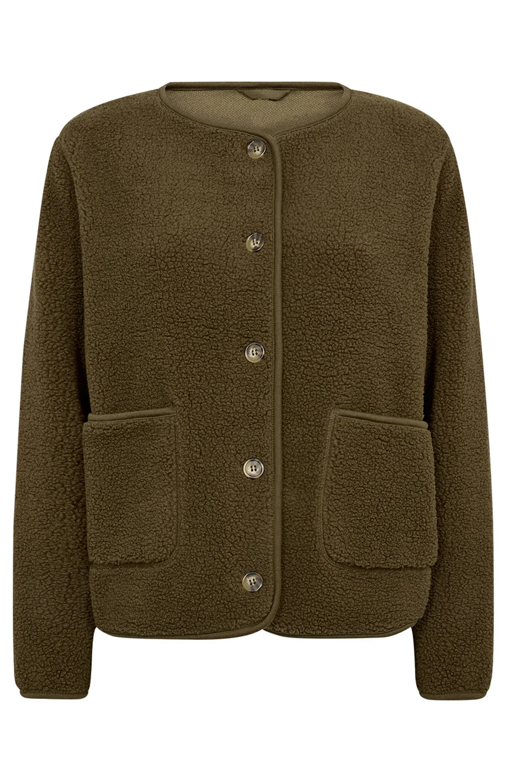 Ada Teddy Jacket | Brown | French Laundry Jacket