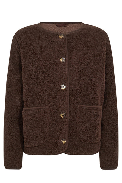 Ada Teddy Jacket | Brown | French Laundry Jacket
