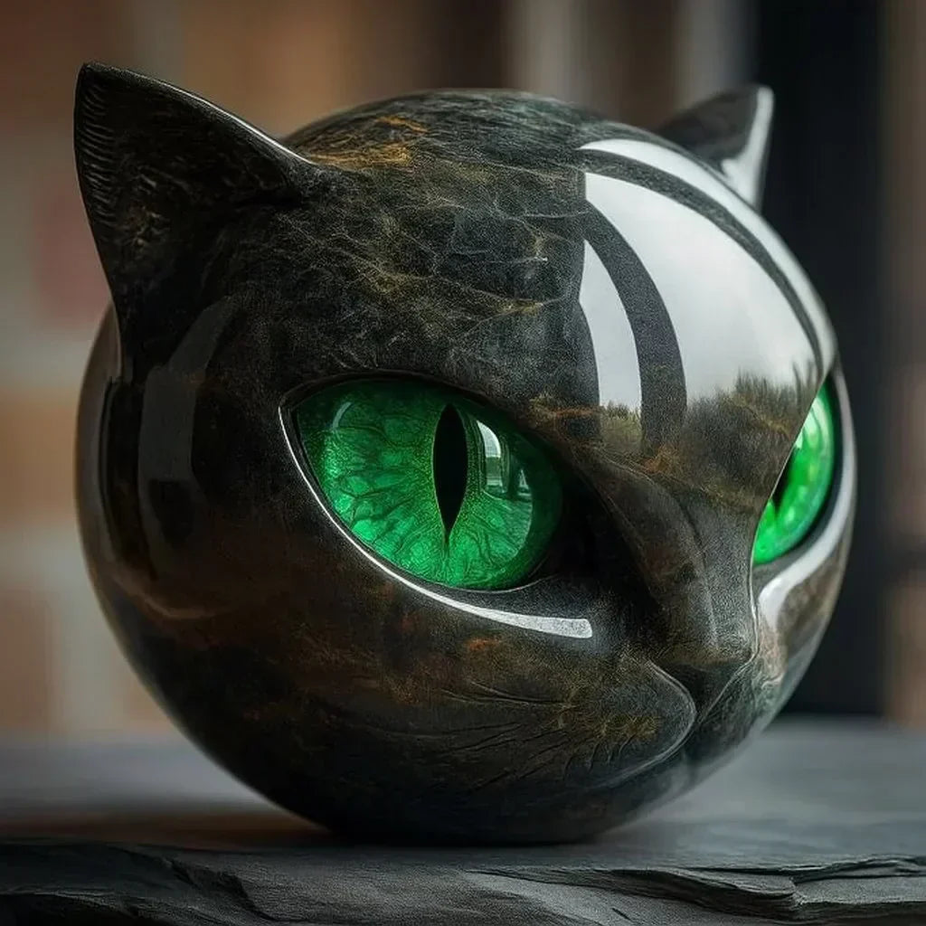 Lovera | Mysterious Black Cat Sculpture
