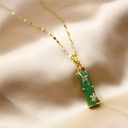 Minimalist Jade Pendant - A Symbol of Healing and Abundance