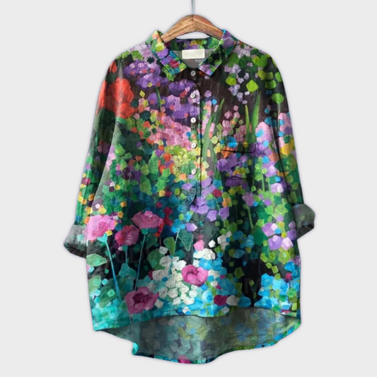 Handmade Women's Floral Shirt