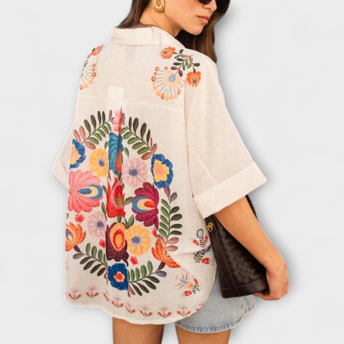 Karla Short Bohemian Floral Shirt