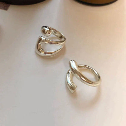 Adjustable Designer Ring Made of Stainless Steel