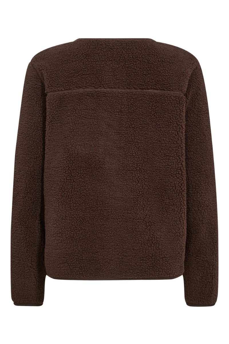 Ada Teddy Jacket | Brown | French Laundry Jacket