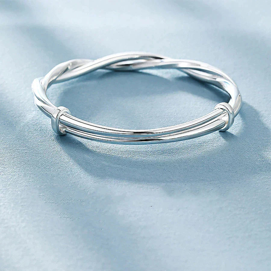 Modern and Elegant Silver Bracelet