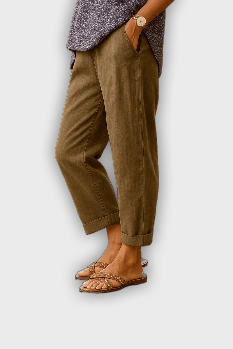 BRIGIDA Summer Pants Made of Linen and Cotton