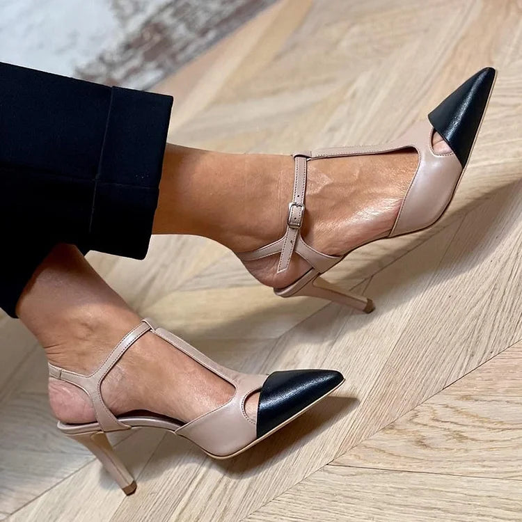 Aberdeen | Two-Tone Pointed Heel