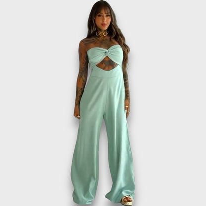 Saloma – Jumpsuit Dress with Cut and Back Detail