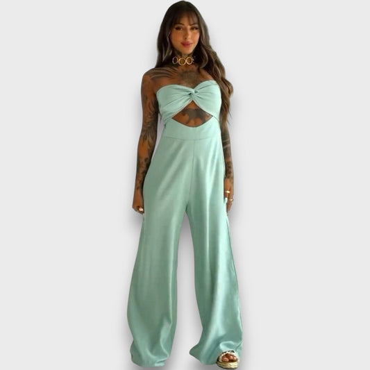 Saloma – Jumpsuit Dress with Cut and Back Detail