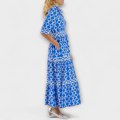 Midi Dresses with Chain Print