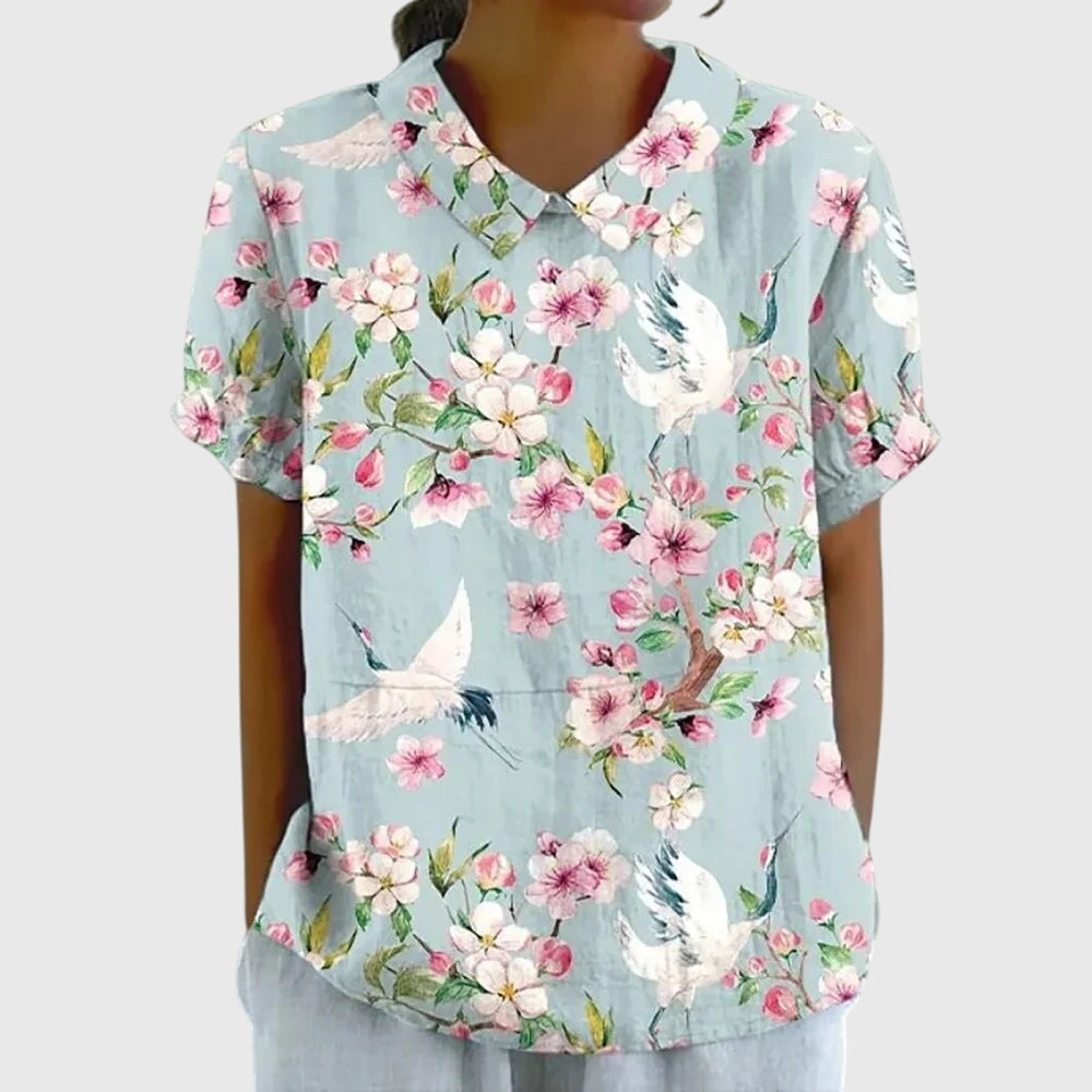 "Clara" | Elegant T-shirt with 3D Print.