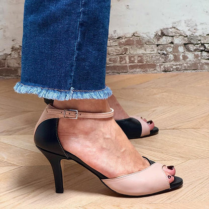 Nuarla™ | Mid-Height Heels with Ankle Strap