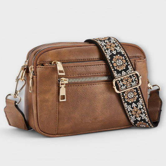 Retro Plant Leather Side Bag for Women - Laura Bag