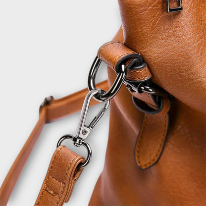 Elegant Shoulder Bag Made of Luxurious Swiss Leather