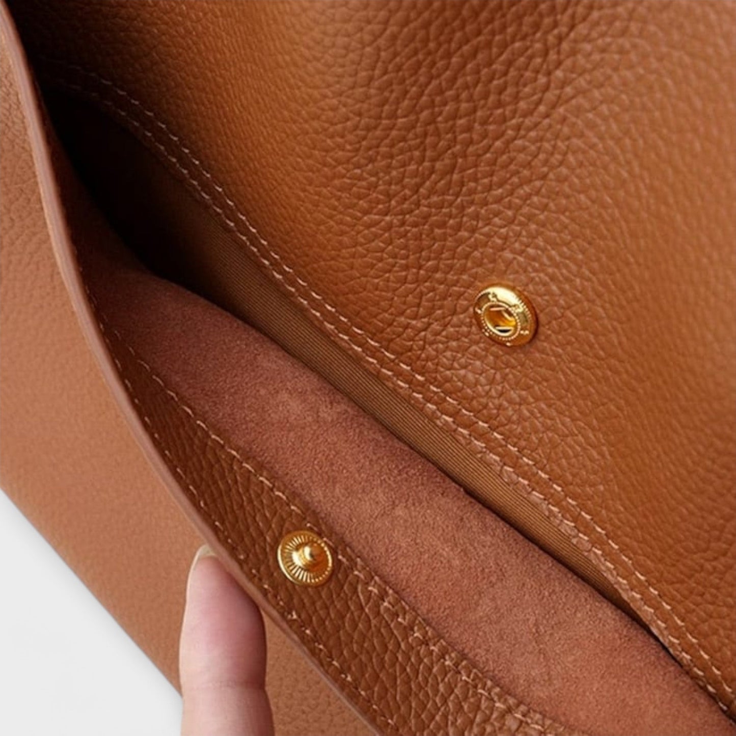 Handmade Leather Tote Bag - The Laura - Classic and Comfortable Tote