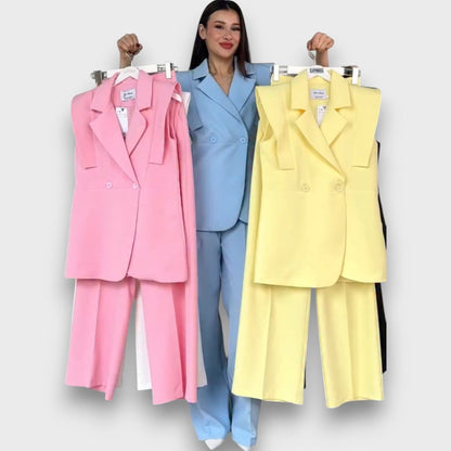 Olanda – Set with Oversized Blazer and Wide Pants