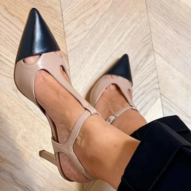 Aberdeen | Two-Tone Pointed Heel
