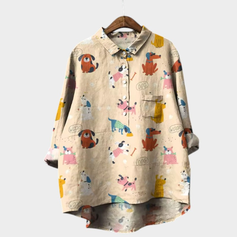 MARIANELLA™ | Oversized Blouse with Print