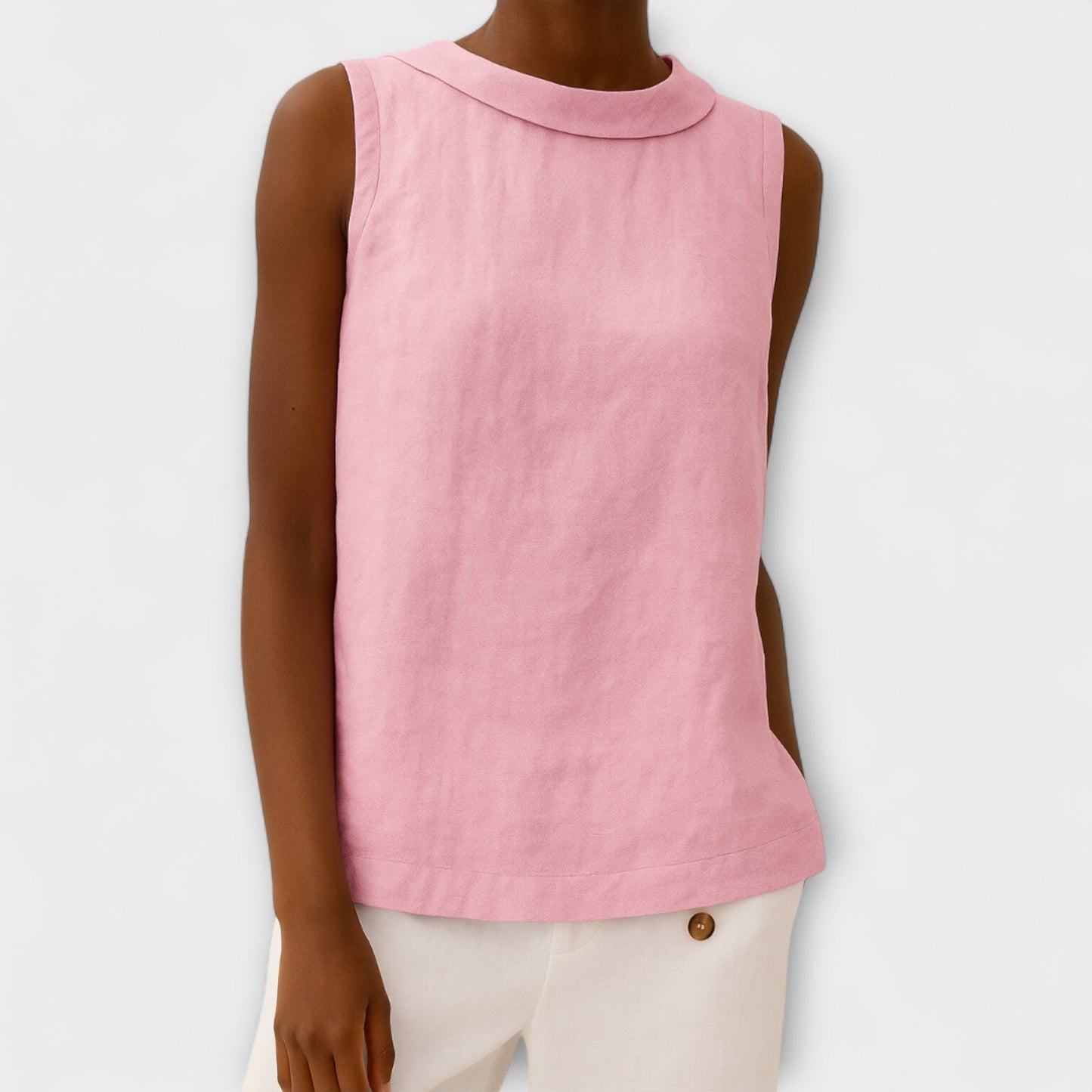 Elegant Summer Top Without Sleeves - Brianna
