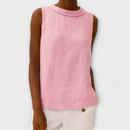 Elegant Summer Top Without Sleeves - Brianna