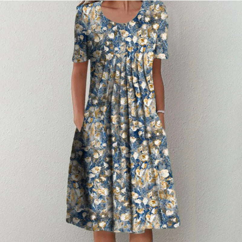 Amalia – Elegant Belly Dress with Layers