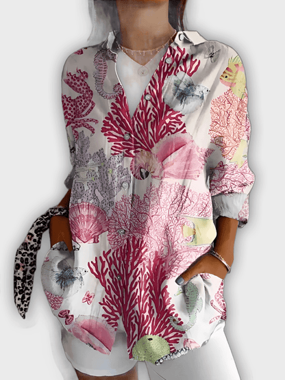 Elegant Floral Shirt Ivy - Comfort and Everyday Style