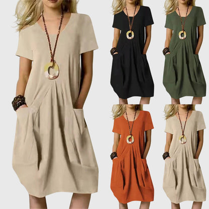 "Yisabela" | Casual Summer Dress with Pockets.
