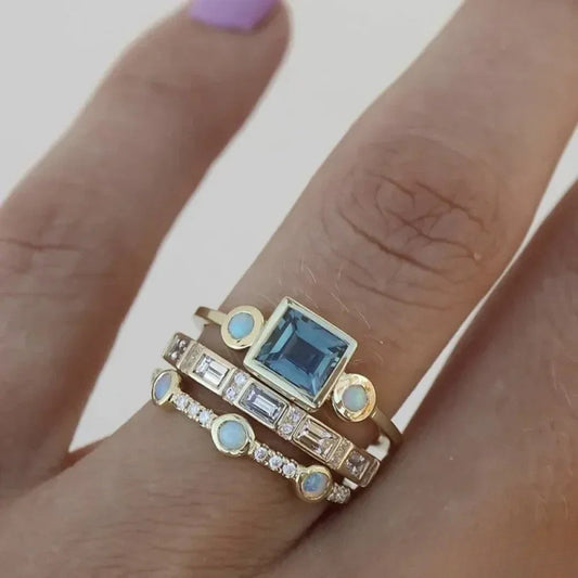 Low Retro Ring from Laura Jewelry