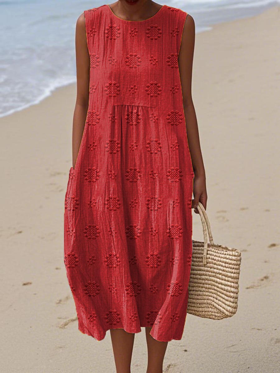 Ruth | Lightweight Cotton-Linen Dress with Minimalist Charm