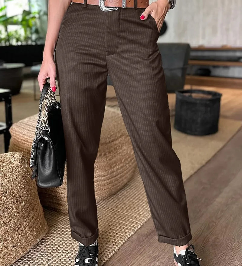 MATHILDA | STRIPED TROUSERS