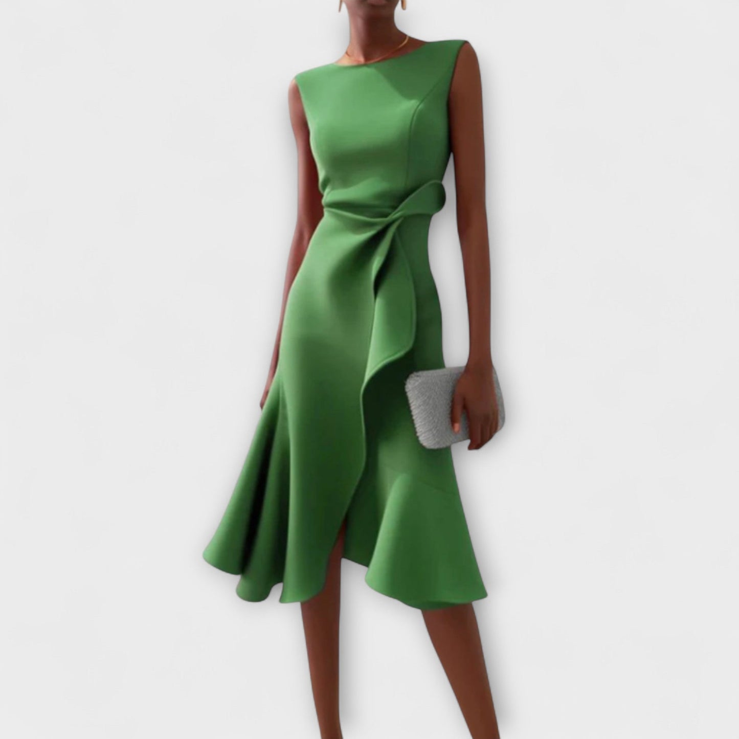 Juliet™ – Asymmetrical Mini Dress with Pleats