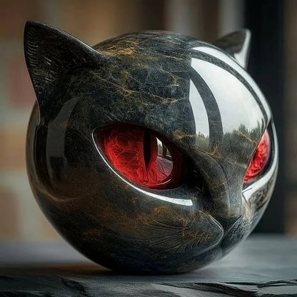 Lovera | Mysterious Black Cat Sculpture
