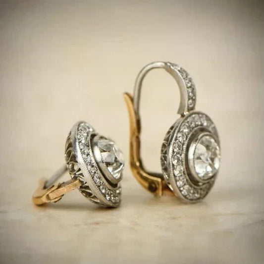 Luxurious Antique Earrings with Unique Design