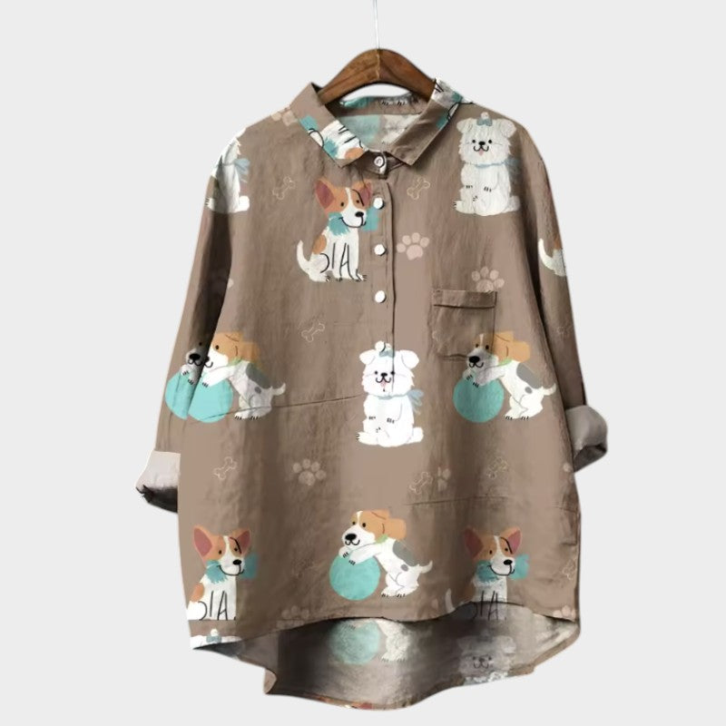 MARIANELLA™ | Oversized Blouse with Print