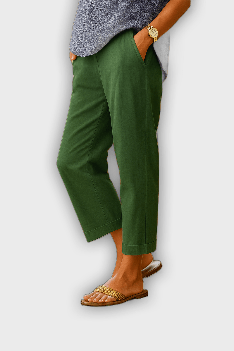 BRIGIDA Summer Pants Made of Linen and Cotton