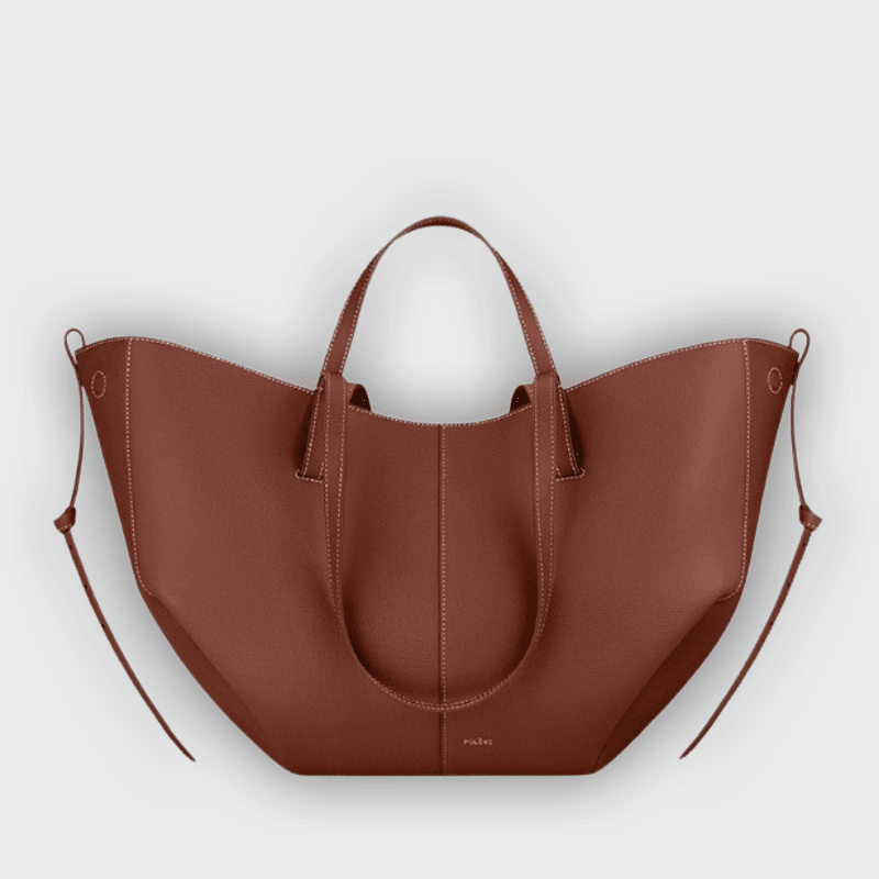 Stylish Carry Bag with Side Pleats